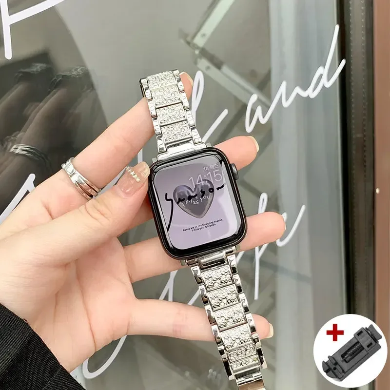 Link Bracelet Bracelet Apple Watch Acier Inoxydable Apple Watch