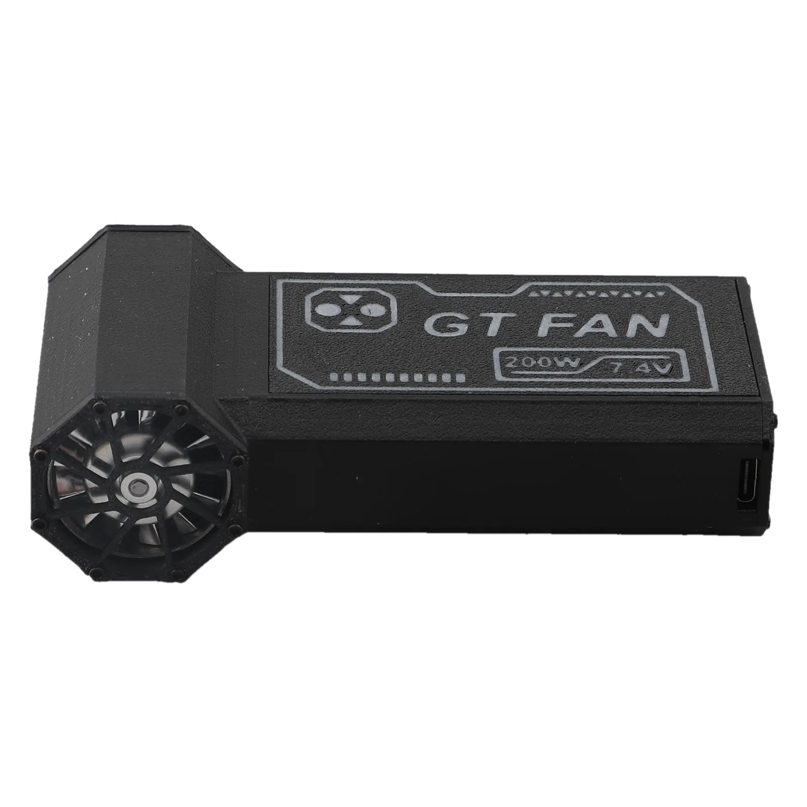 

Battery Powered Fan Adjustable Fan Outdoor Use Personal Cooling Black 200W Maximum Power 2x4000maH Battery Capacity