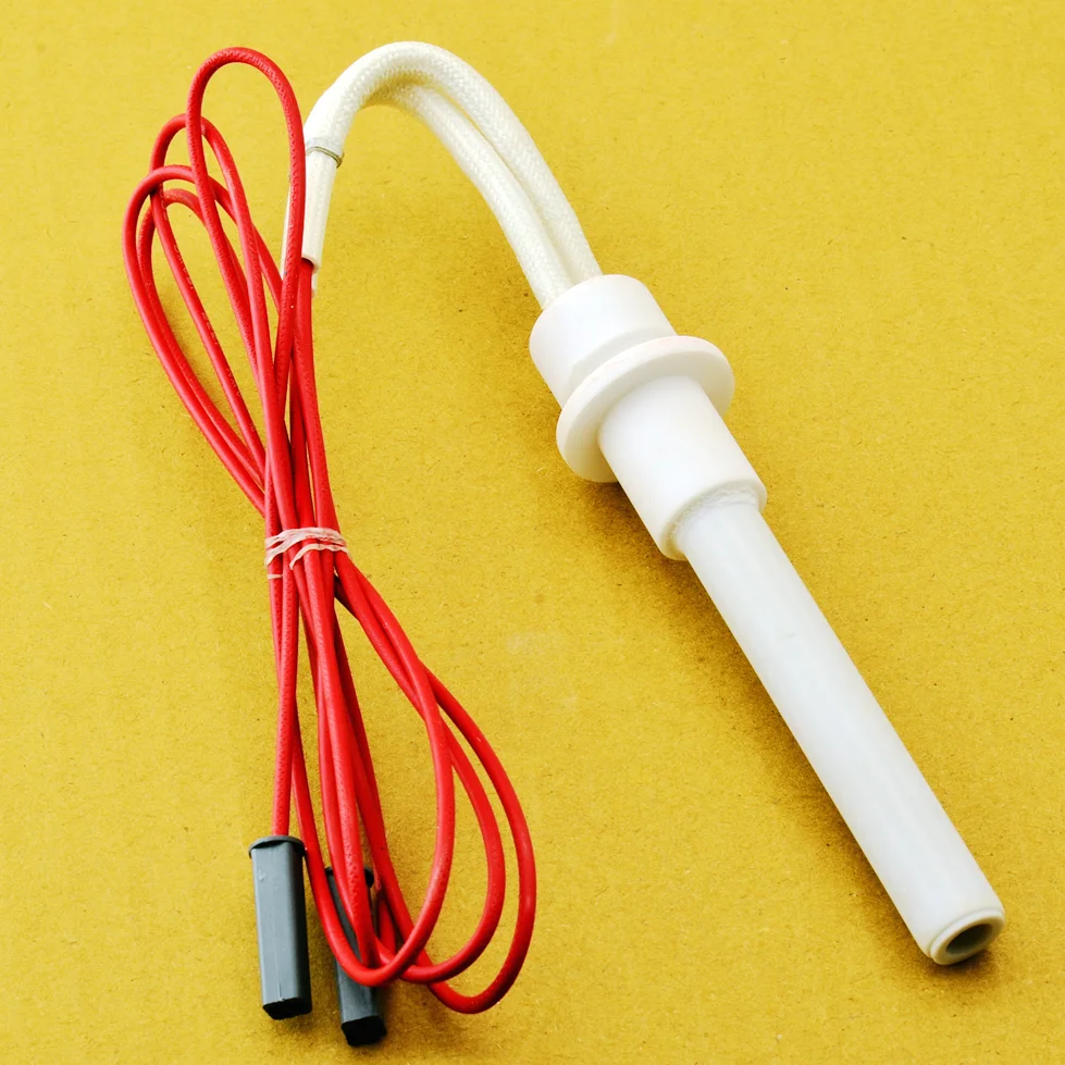 110V300W Ceramic Igniter Wood Pellet Furnace Ignition Rod Resistant to High Temperature, Fast Ignition, Long Service Life