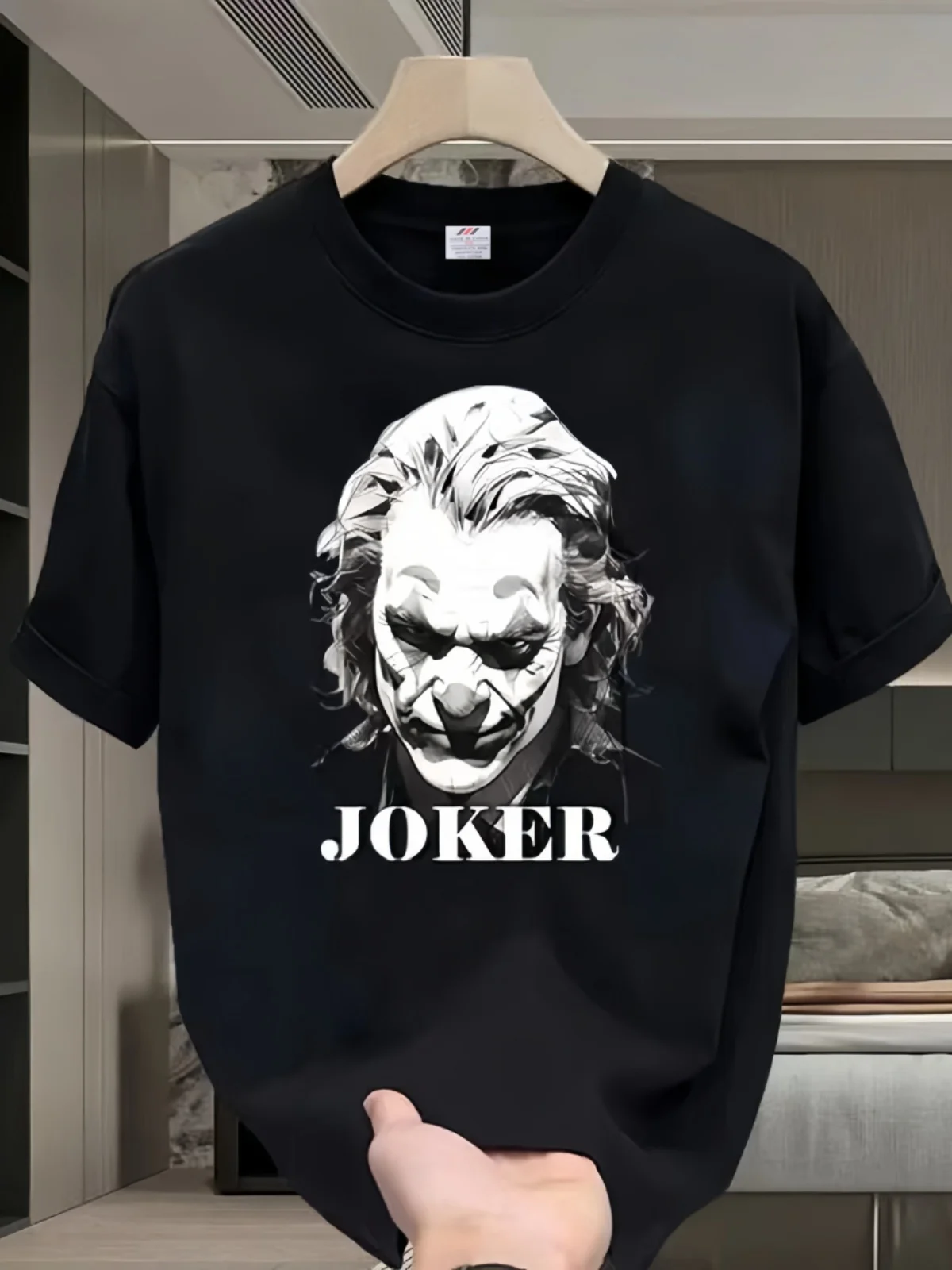 American Pi Shuai Joker Joker Printed Short Sleeved T-Shirt Fashion Brand Street Summer Loose Round Neck Men's Half Sleeved Top