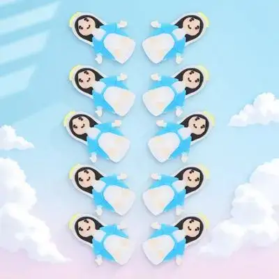 

10Pcs Mini Virgin Mary Statue Religious Party Favors Baptism Gifts Easter Egg Stuffer Christian Small Decoration for Faith