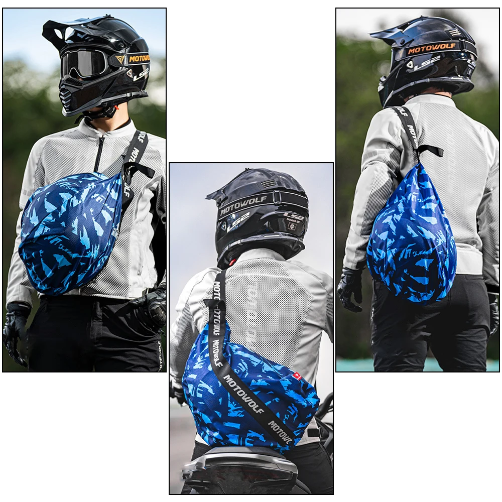 bike helmet handbag WCL-Softbag Equipped with an internal compressive mesh to prevent scratches and damage New Motorcycle Bike Waterproof Saddle