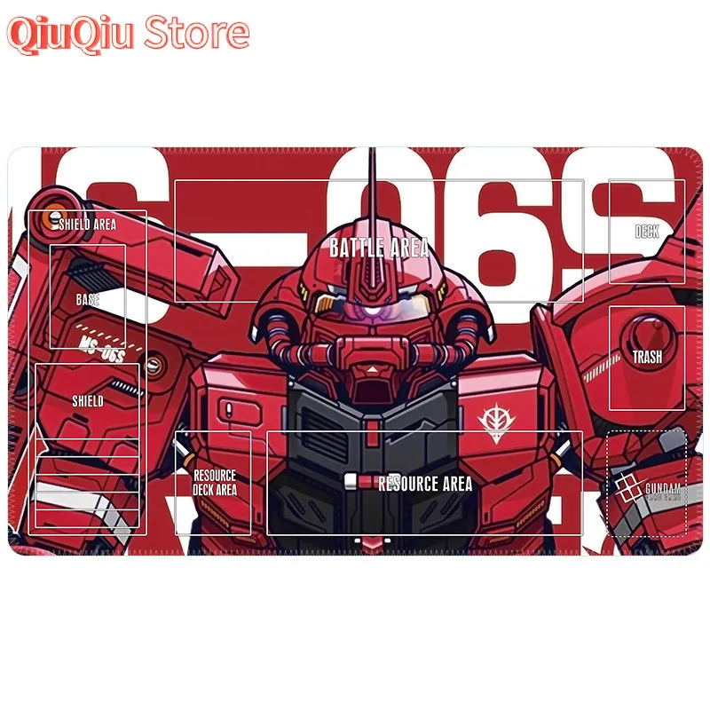 600x350x2 مللي متر بانداي أنيمي لعبة Gundam GCG لتقوم بها بنفسك بطاقة Playmat الكرتون سلسلة RX-78 يونيكورن زاكو جمع دمى هدايا