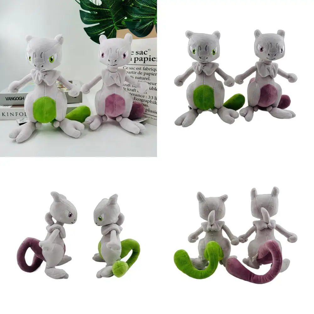 

25 см Kawaii плюшевая игрушка милая мини Mewtwo блестящая вариант Dream Evolution наполненная кукла для детей подарок на день рождения мягкое качество мягкая