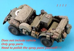 1:35 Scale Resin Die-casting Armored Vehicle Parts Modification Does Not Include The Unpainted Model Of The Car 35945