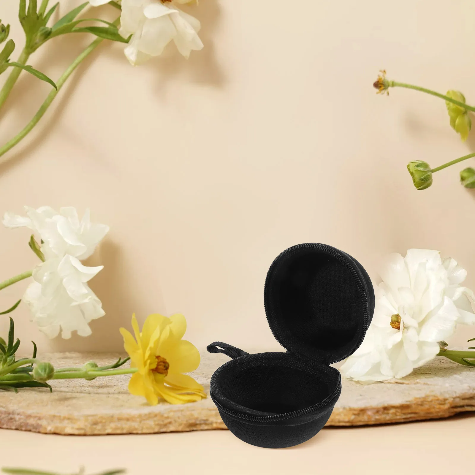 Bolsa de armazenamento de bola de força de aperto, organizador compacto, à prova d'água, interior macio, alça de transporte para viagens fitness