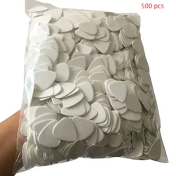 Wholesale Lots of 500pcs Solid White ABS Guitar Picks Plectrums 0.46/0.71/ 0.96/1.2mm Size Optional CHOICE Stock Quick Dispatch