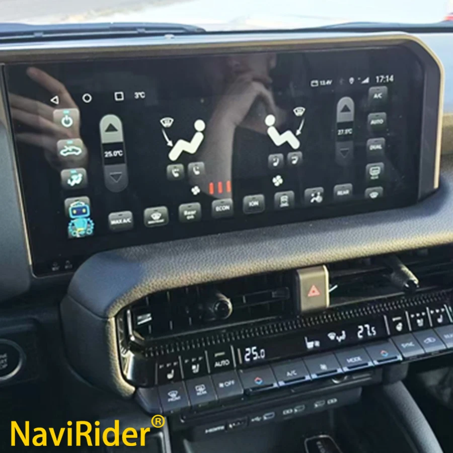 2K 12.3inch Android For Toyota Prado LC250 2023-2024 Car Stereo Radio Multimedia Player Carplay Auto Bluetooth WIFI GPS 4G HU