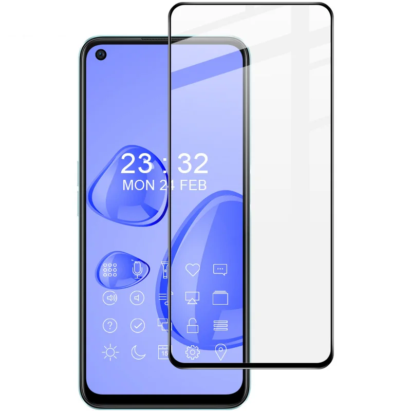 

IMAK Pro+ Series for OnePlus Nord CE 2 Lite 5G / Oppo K10x 5G HD Ultra Clear Full Screen Protector Shatterproof Full Coverage Te
