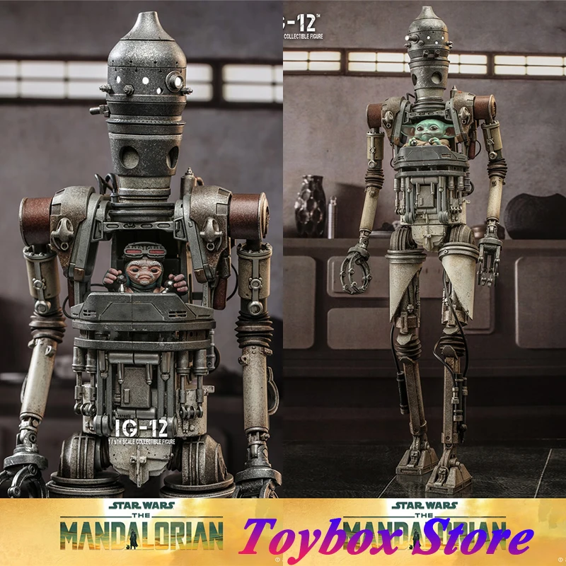 HotToys HT 1/6 TMS104 TMS105 IG-12 Kenmerken Geluidseffectfunctie De Mandalorian Beweegbare 12" Volledige Set Star Wars Fans Beeldje