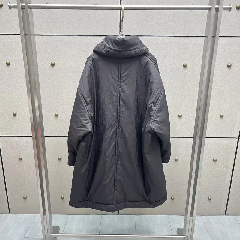 2026 new model, women's button-up thick jacket coat, versatile and warm long coat, high-quality trench coat, Y2K style