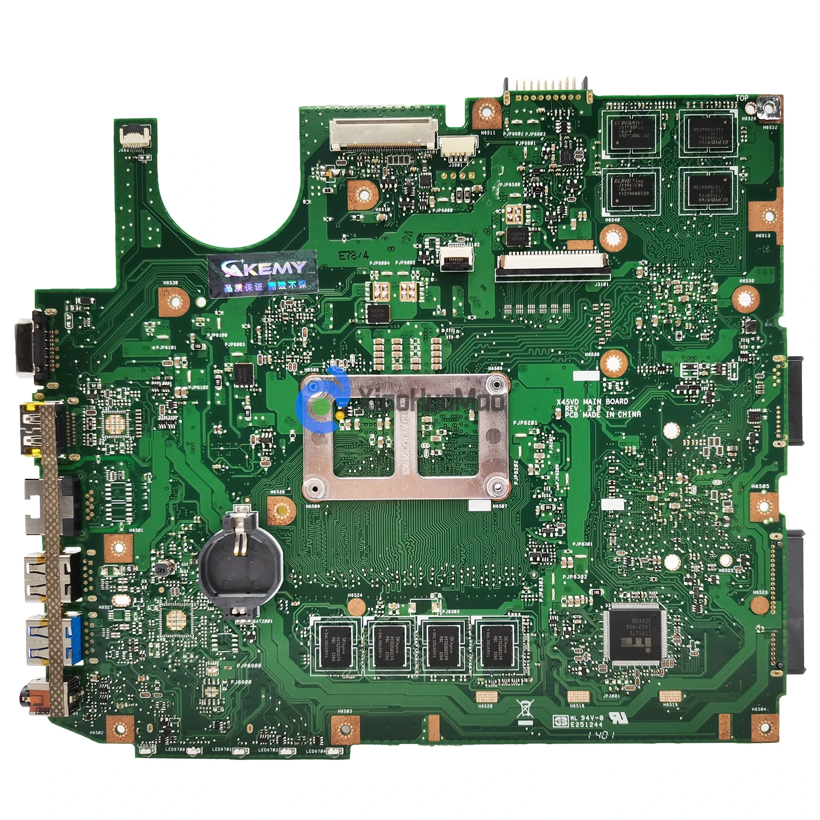 Imagem -04 - Asus Laptop Motherboard X45vd com 2g 4gb de Ram Gt610m-v1g Gpu X45v X45vd X45e Testado ok