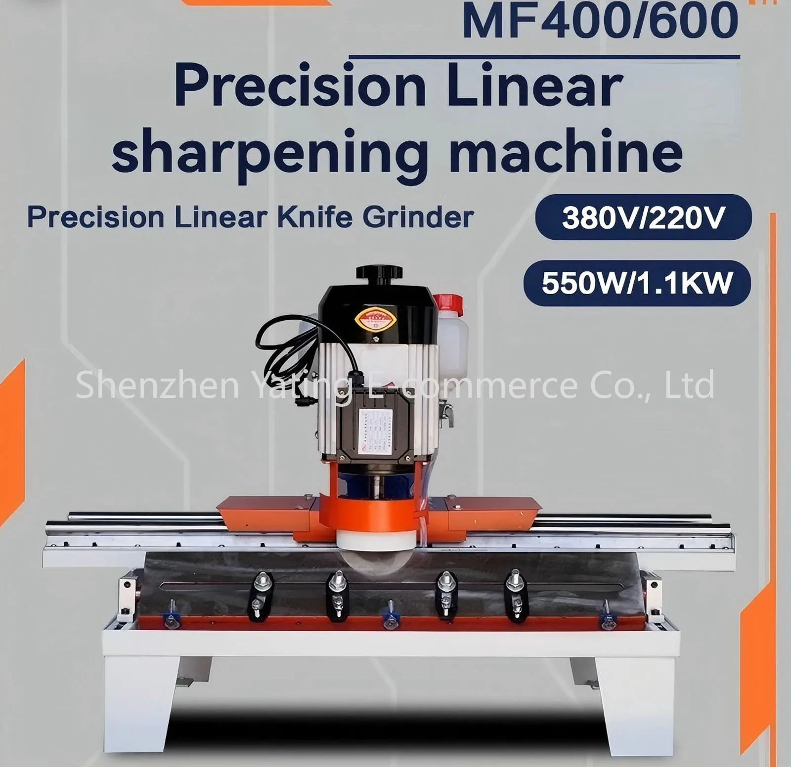 MF400 550W 220V Woodworking Linear Electric Sharpener High Precision MF400 Planer Manual Sharpener