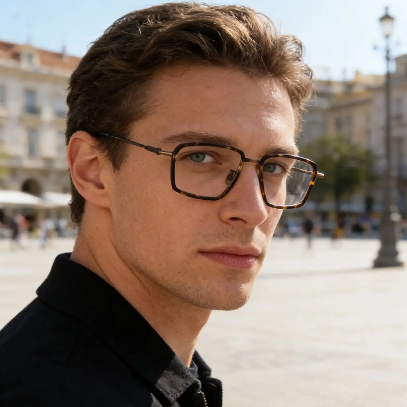 2026 Prescription Glasses Men Titanium Acetate Eyewear Progressive Myopia Reading Anti Scratch Eyeglasses Comfortable