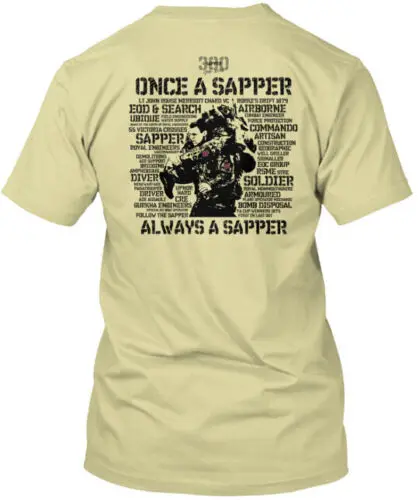 SAPPER 300 T-Shirt Made in the USA Size S to 5XL