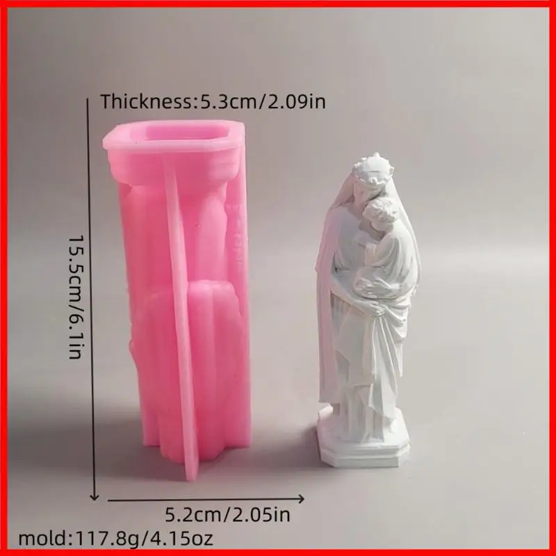 3XUA Versatile Sturdy Silicone Mold for Making Unique Holders Smooth Designs Sturdy and Cracks Resistant Daily Use