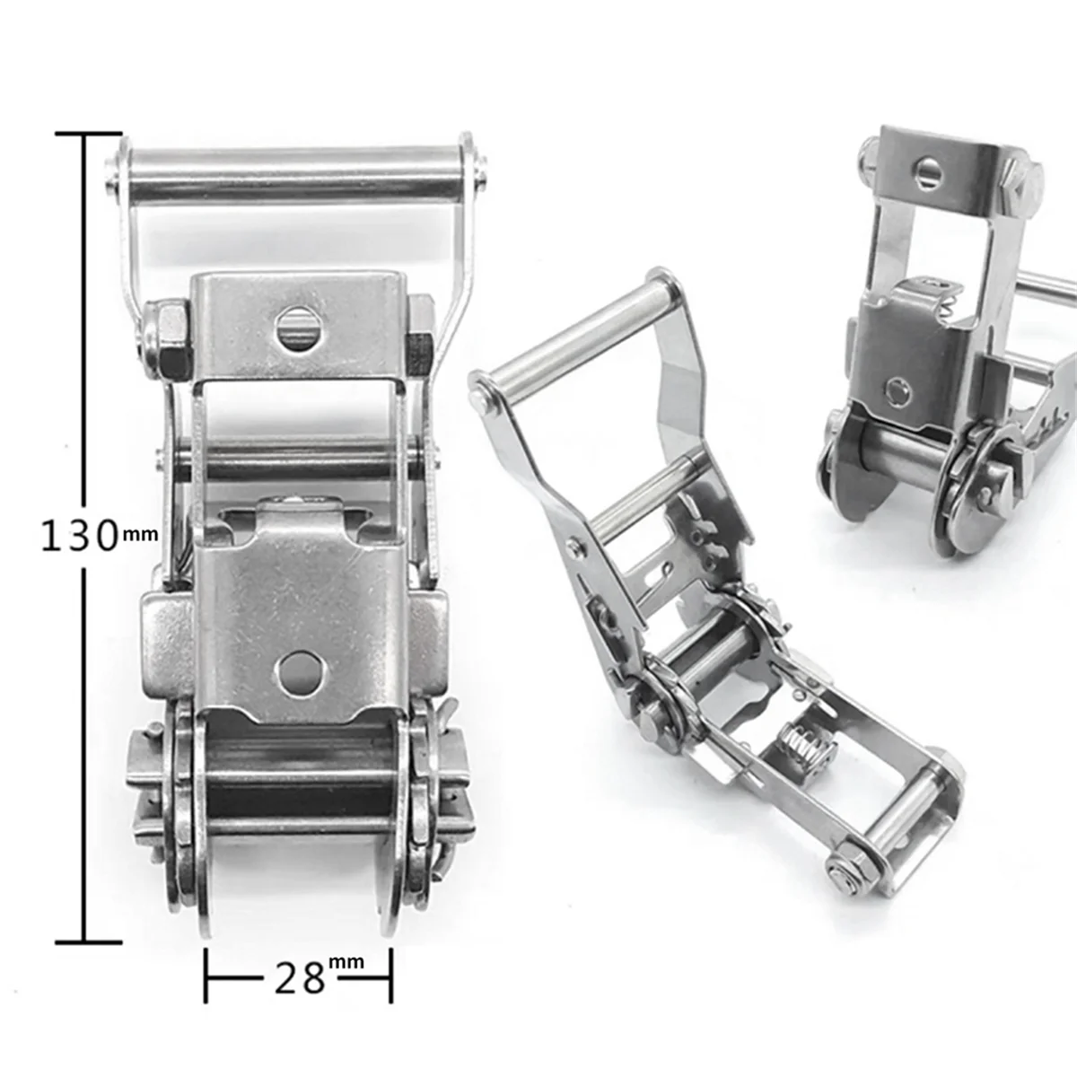 ABNQ 1 Inch Breaking Force 0.8 Tons Fastener Tensioner Ratchet Tensioner Cargo Tightener