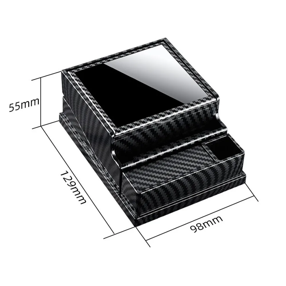 Automatic Cigarette Box Holder Large Capacity 40Pcs Cigars with Lighter Compartment for Home/Office/Car