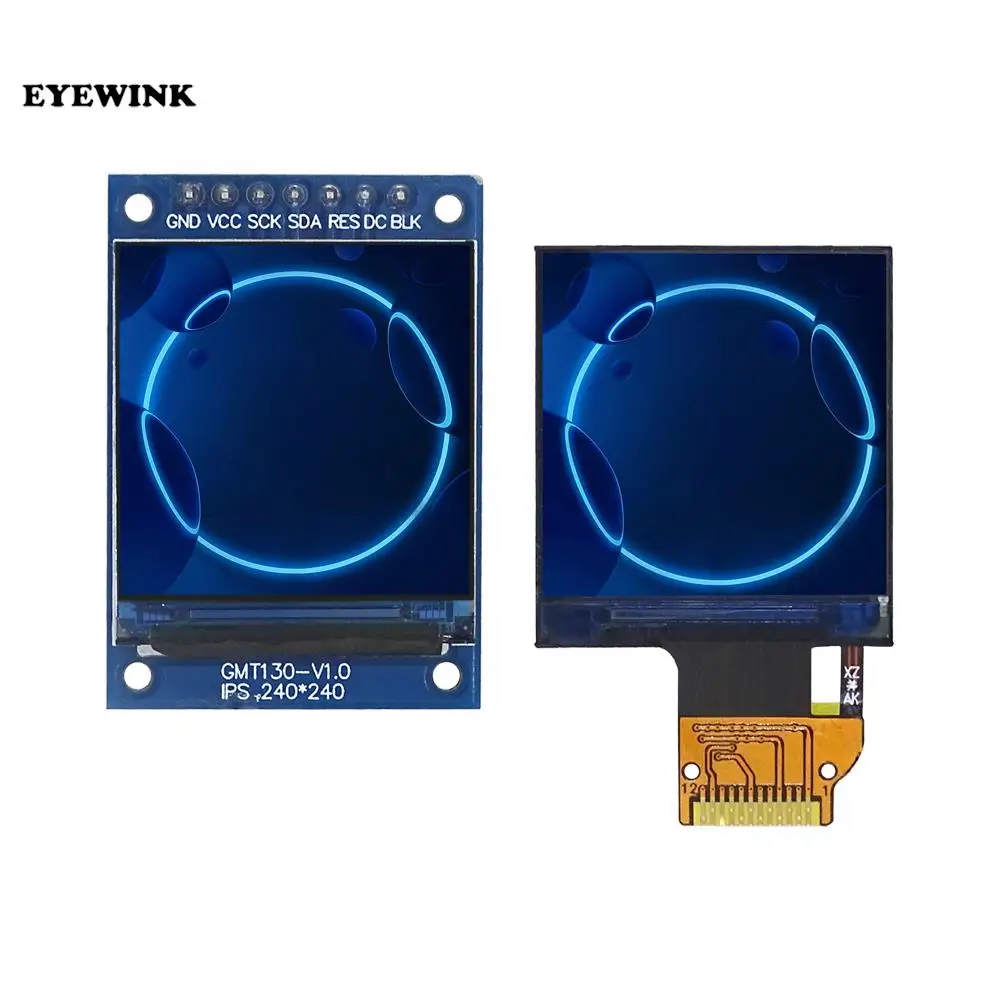 1.3 inch IPS Screen ST7789 Drive IC 240*240 SPI Communication 3.3V Voltage SPI Interface Full Color LCD OLED Display