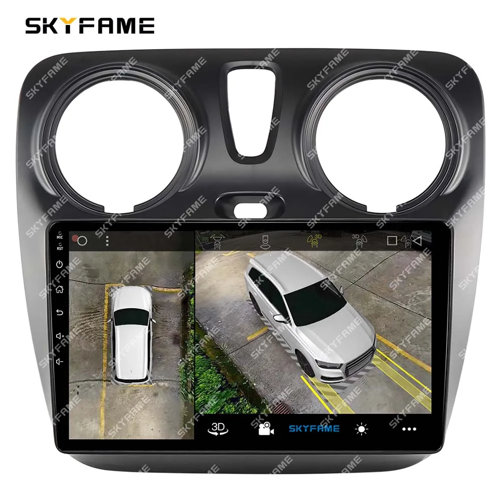 SKYFAME Car Frame Fascia Adapter Canbus Box Decoder Android Radio Dash Fitting Panel Kit For Dacia Lodgy Renault Dokker