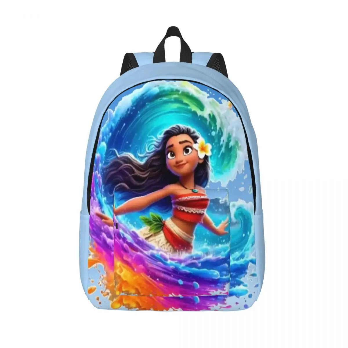 

Custom Anime Moana Canvas Backpacks for Men Women College School Student Bookbag Fits 15 Inch Laptop Bags