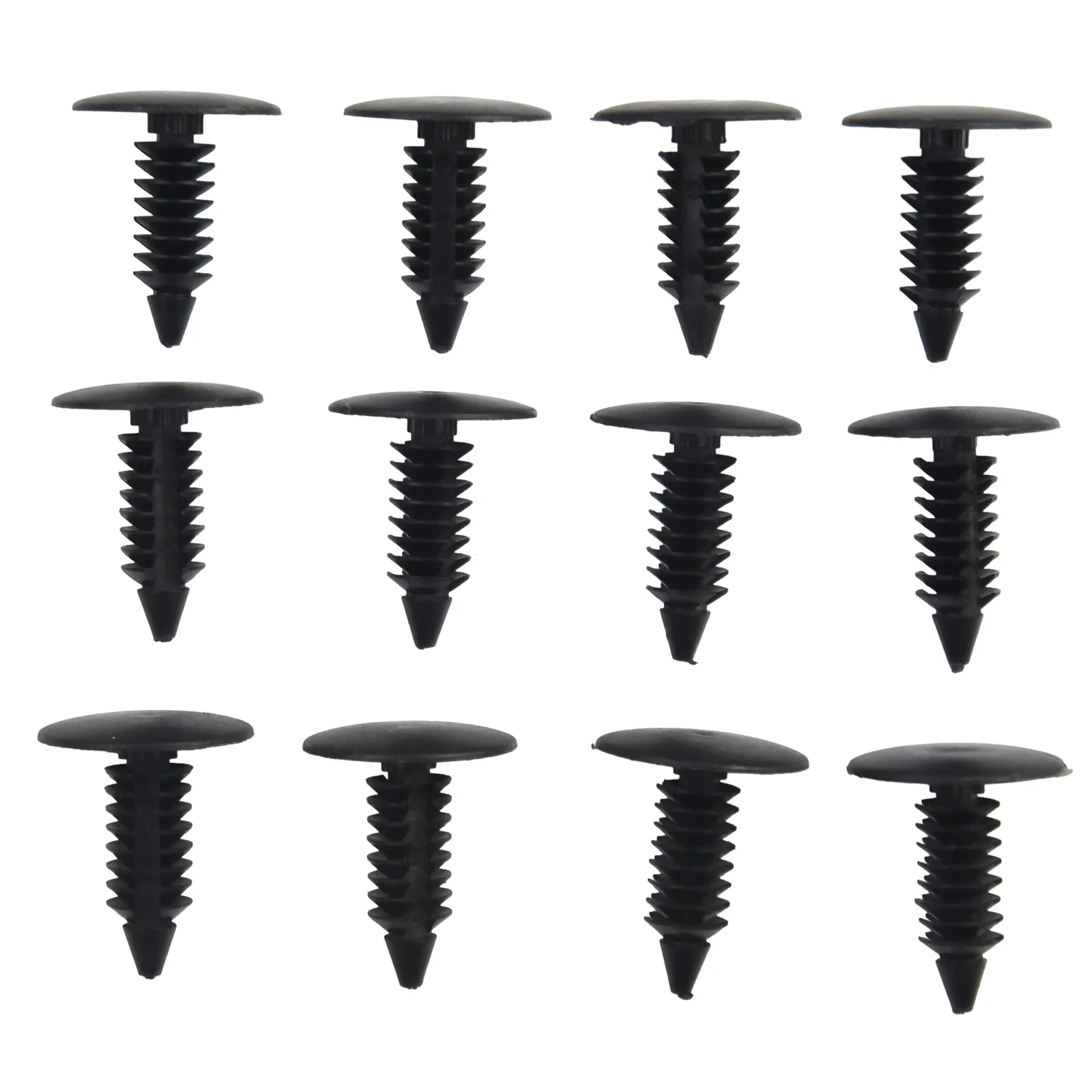 

Strong And Sturdy 50Pcs 8mm Hole Car Clips Fender Bumper Shield Retainer Plastic Rivet Push Pin Reliable Fastening Solution