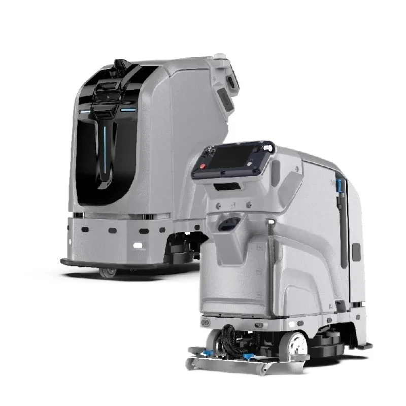Driverless Intelligent Cleaning Robot Commercial Industrial Floor Washer Machine Mop Vacuum Sweeping Cleaning Robot