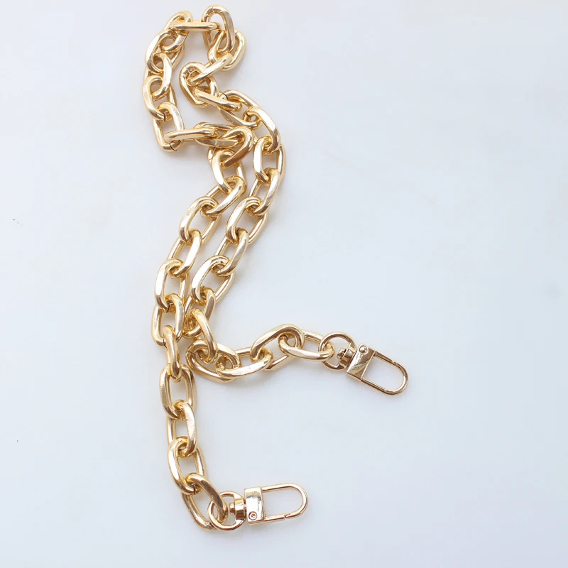 60/100/120cm Aluminum Bag Chain O Shape Chain Bag Belt Shoulder Handbag High Quality Replacement Purse Chains Bag Accessories