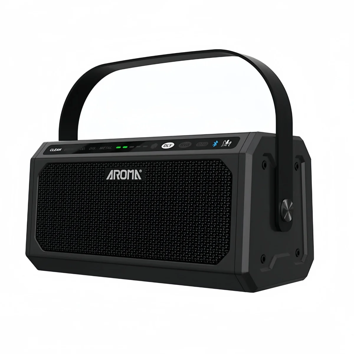 Aroma TG-08 10W Portable Guitar Amp Bluetooth 5.3 with 5 Effects & 20 Drum Rhythms, 5.5h Work Time for Beginner Home Use