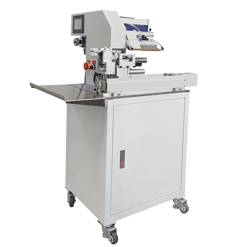 Efficient Automatic Cable Label Folding Machine Wire Label Pasting Equipment for Cable Manufacturing