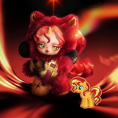 Фигурки-сюрприз POP MART SKULLPANDA × My Little Pony — изображение товара