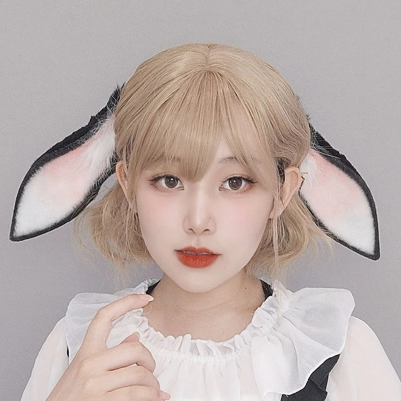 

Furry Hare-Ear Headband Cosplay Party Anime Hair Hoop COSPLAY Halloween Cartoon Role Playing Props Prom Party Role Playing