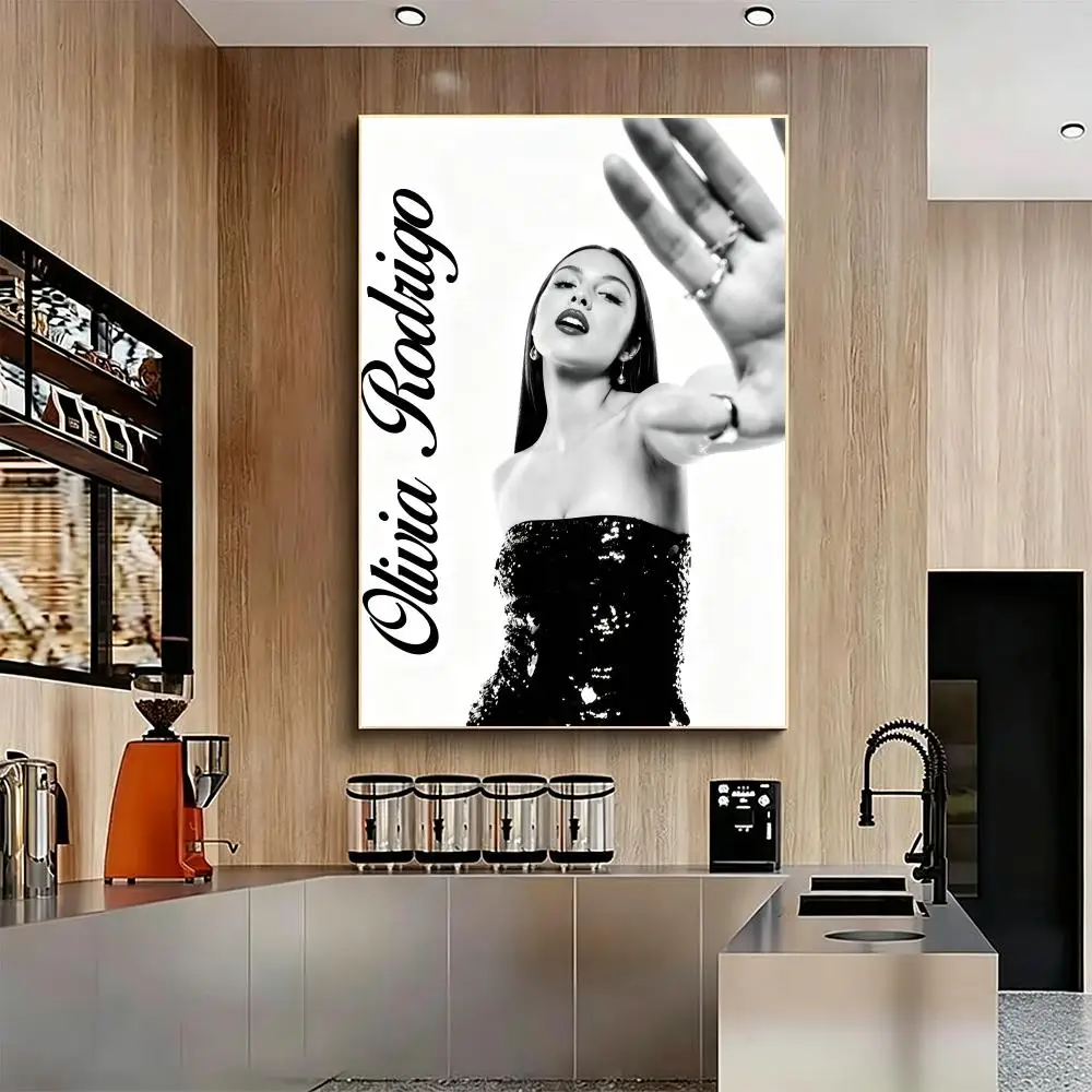 Poster von Olivia Rodrigo, HD-Druck, moderner minimalistischer Stil, Wandkunst, Heimdekoration für Büro, Schlafzimmer, Geschenk – Detail 8