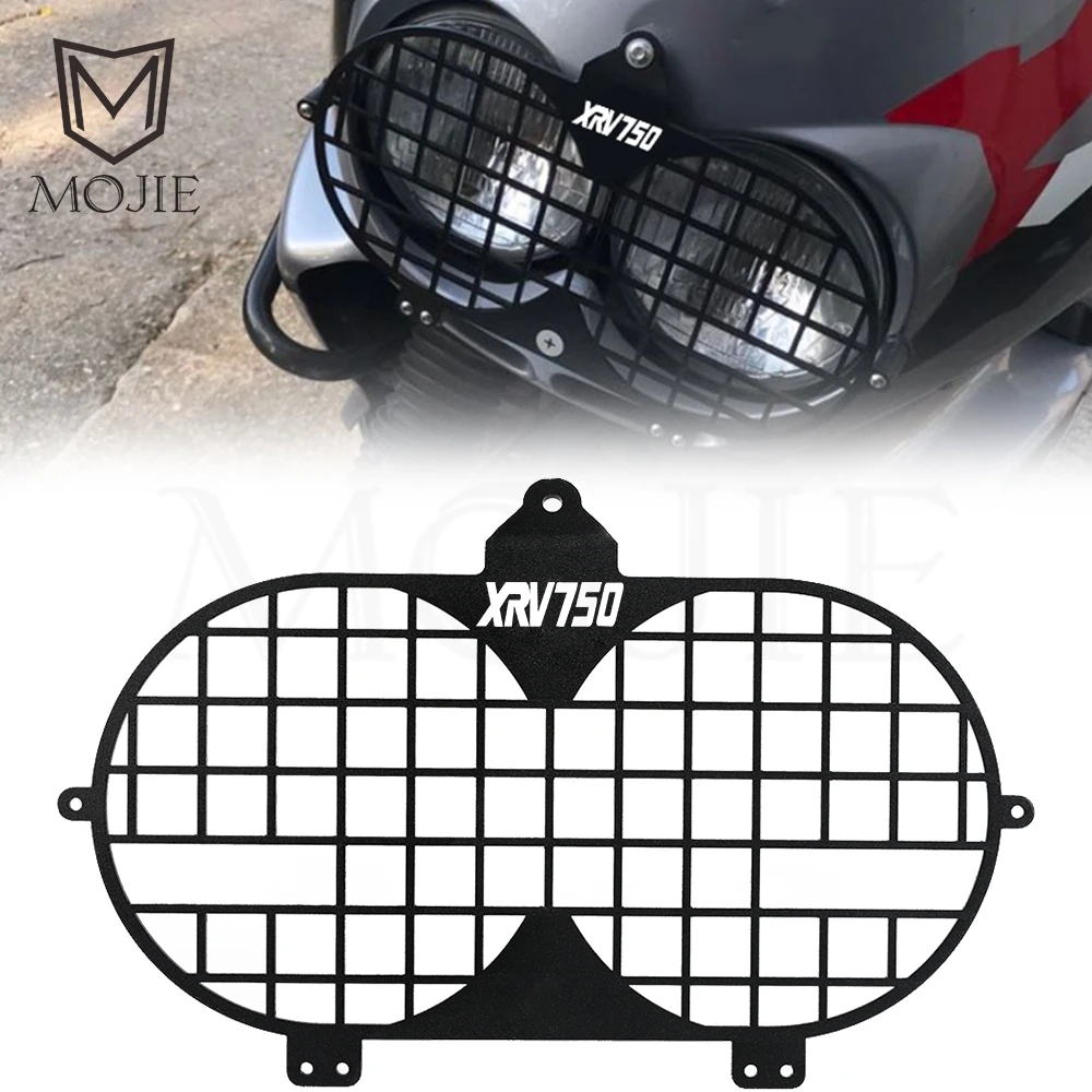 

For Honda XRV750 Africa Twin 1996-2002 1997 1998 1999 XRV 750 Motorcycle Headlight Grille Shield Guard Cover Protector Headlamp