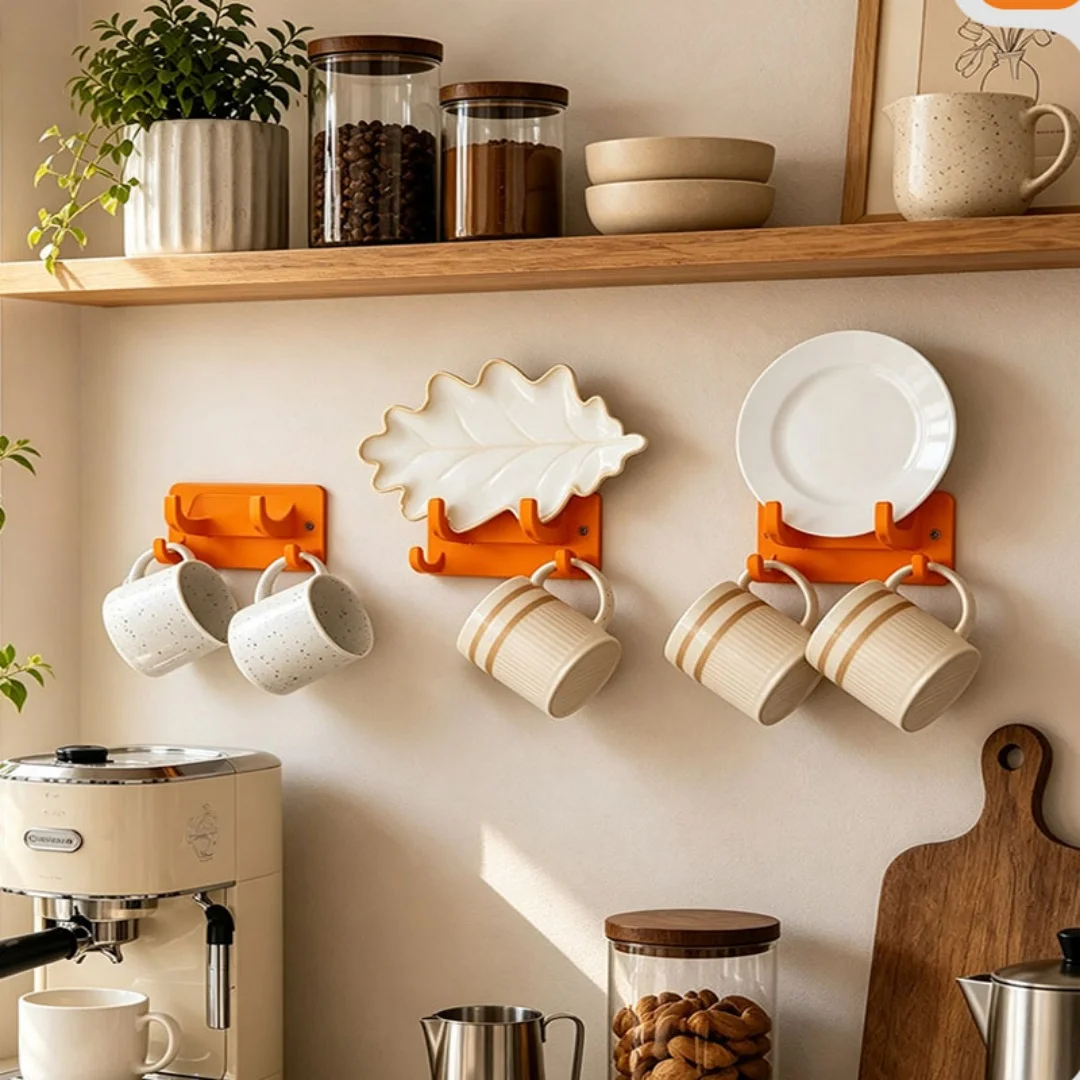 Wall Mount Rustproof PP Multifunctional Tool Storage Hanger Rack For Garage Workshop Shed Shovels Rakes Scissors Organizer