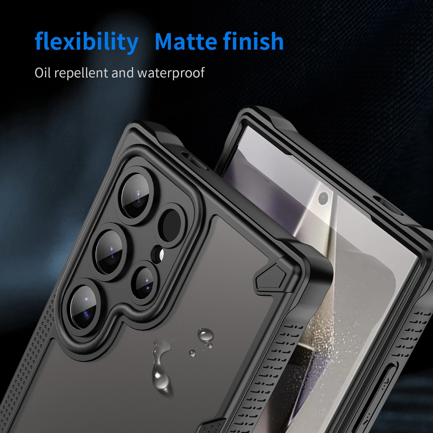 Frosted Case For Samsung Galaxy S24 S25 S23 S22 Ultra S24 FE Plus A16 A26 A06 A36 A56 Shockproof Case - náhled 5