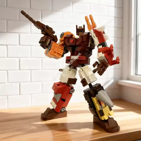 692pcs MOC TF Transformers Computron Model Building Blocks Construction Christmas Gifts DIY Idea Toys Creative Education Brick