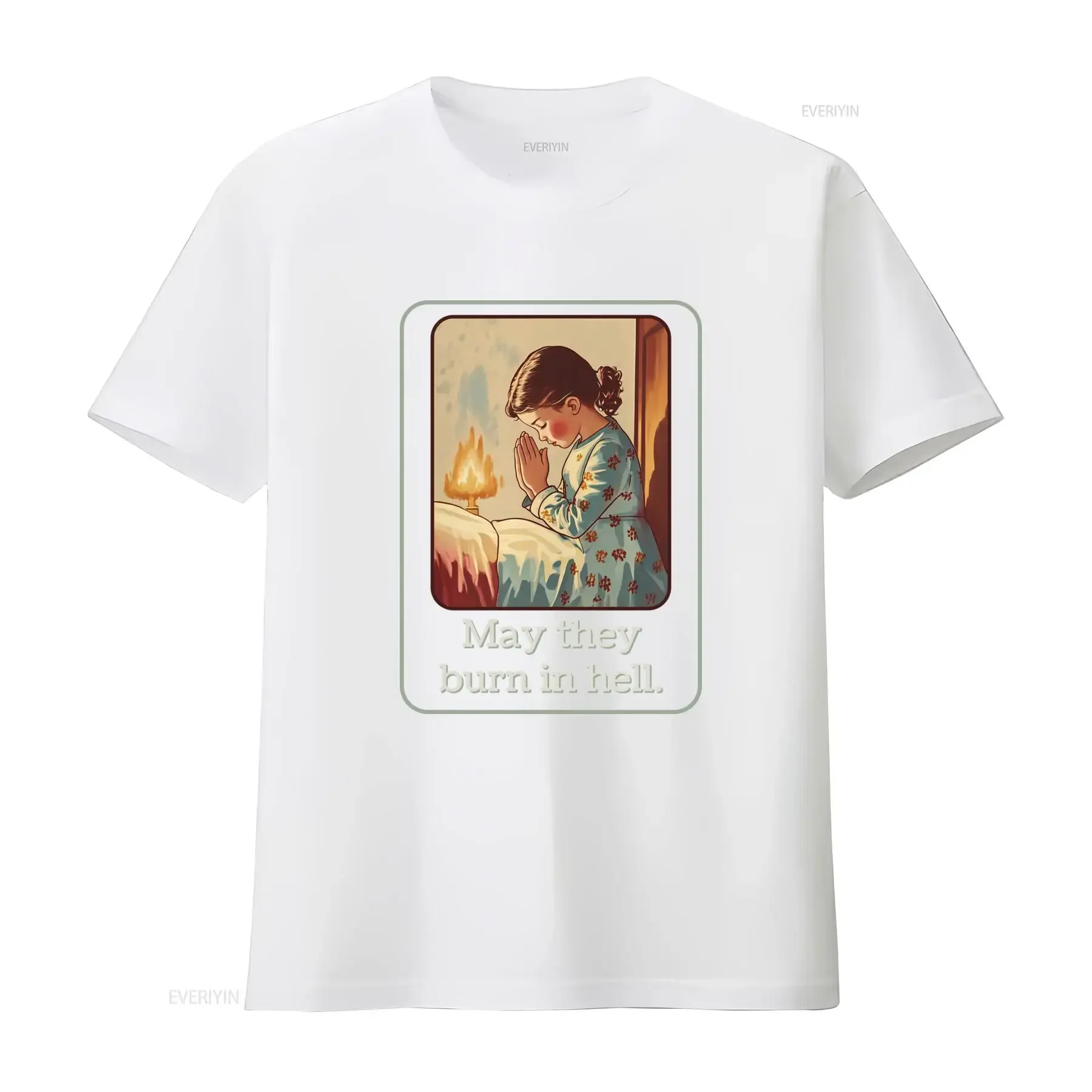 May They Burn In Hell T Shirt  - 1950S Fashion Men'S บทวิจารณ์และราคา
