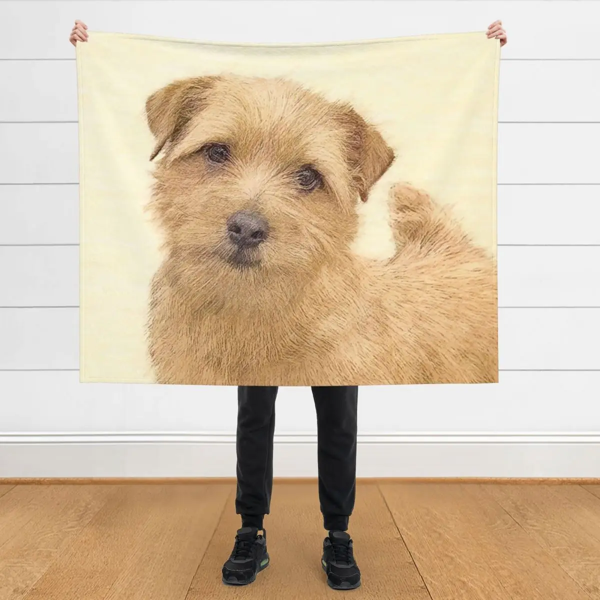 

Norfolk Terrier Throw Blanket Weighted Luxury valentine gift ideas Blankets