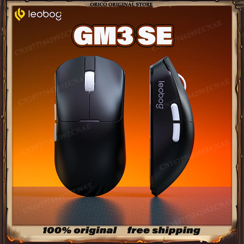 Sales LEOBOG GM3SE Wireless Three Mode Gaming Mouse Customized Ergonomic Bluetooth PAW3311 GM3SE 50g Lightweight 500Mah Laptop