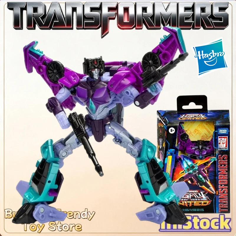 Hasbro Transformers Legacy United Cyberverse Slipstream Deluxe Class Decepticon Jet Robot Model Genuine Toy New -In Stock
