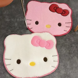 Tapete Kawaii Criativo Hello Kitty, Anime Dos Desenhos Animados Tapete De Pelúcia Quarto, Tapete Infantil, Sala de Estar, Tapete Bonito, Decoração Capacho, Meninas 10 principais vendas tapetes da hello kitty - №6
