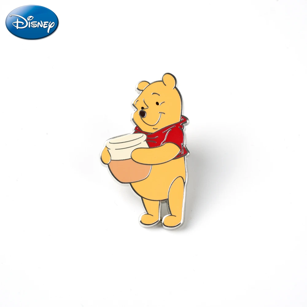 

1 шт., булавка Винни, объемные булавки с мультяшными пуговицами, декоративная сумка для одежды, шапки, шарф, броши, коллекционные подарки на день рождения, Рождество, аниме