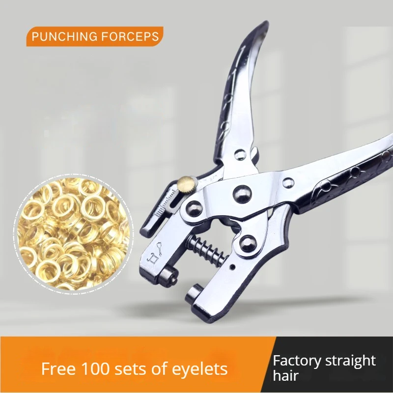 4.5mm Eyelets Leverage Pliers Installationtools Metal Buttonholes Rivet Buttons Molds Metal Rope Eyelet Rivet Diy Craft Kit