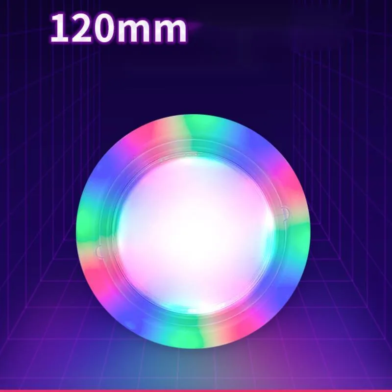 

120mm Game Console Button 12V with Colorful Bright Light Beanie Button for Doll Machine Customizable Gaming Controller