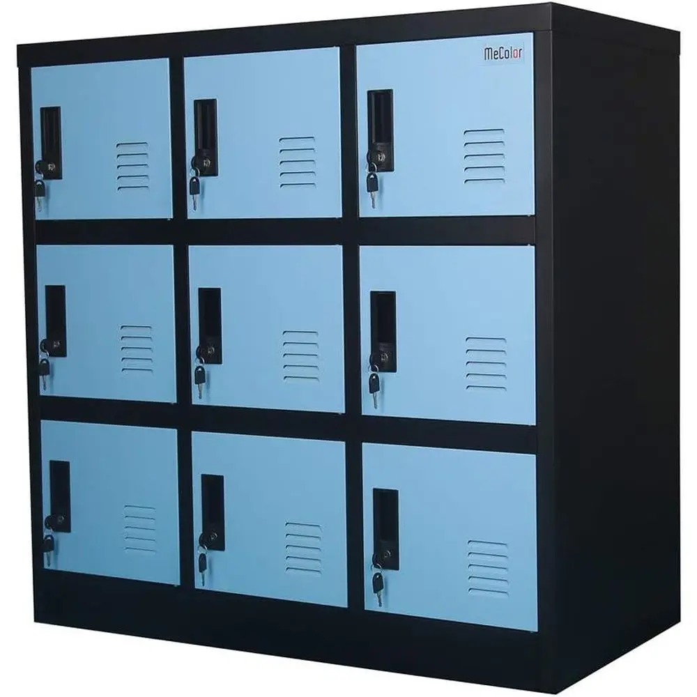 

Children's Storage Solutions: Blue Lockers for Bedrooms, Playrooms, and Organization