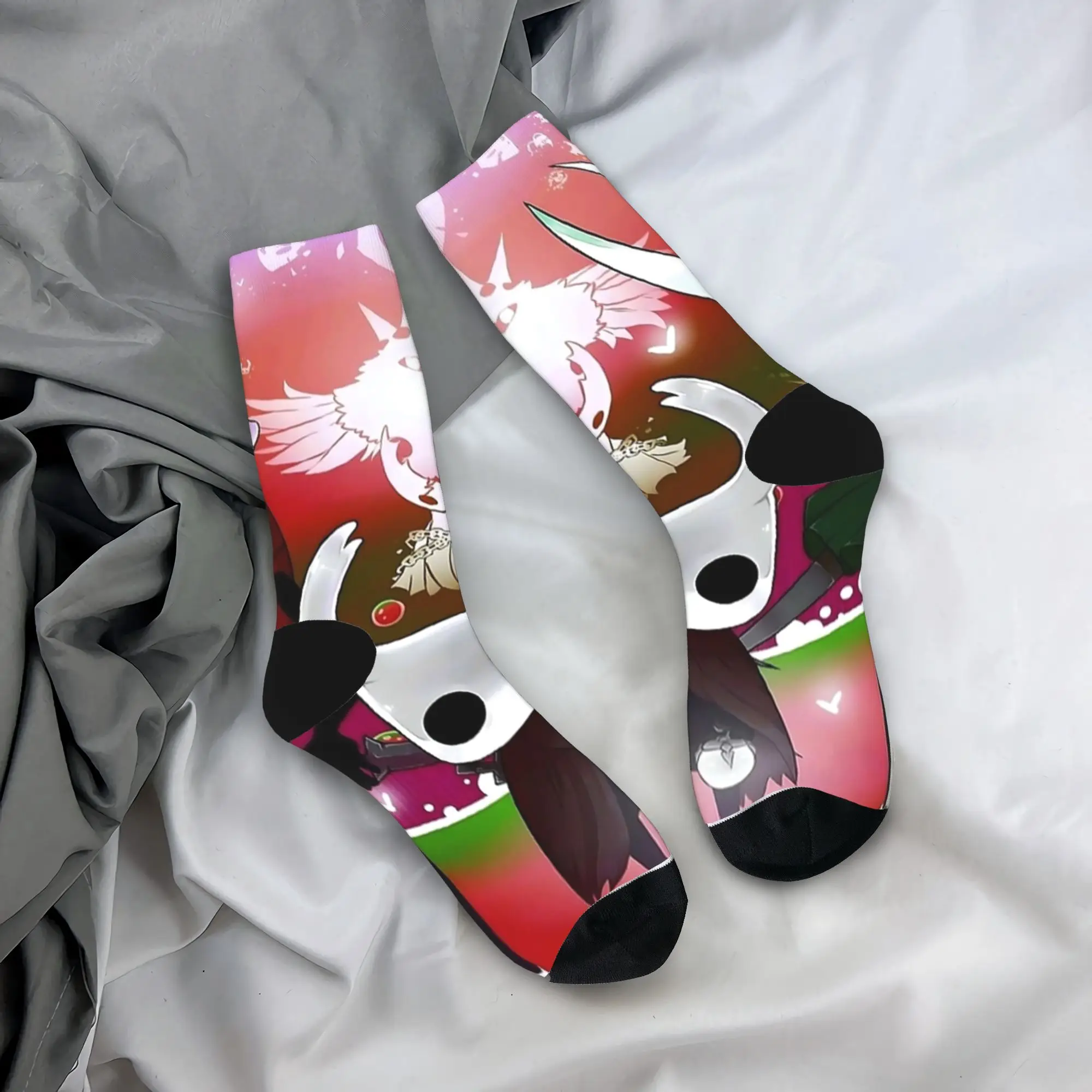 جوفاء فارس أنيمي الجوارب المضادة للانزلاق جوارب زوجين الدافئة لينة تسلق الجوارب الربيع مضحك الرسم الجوارب