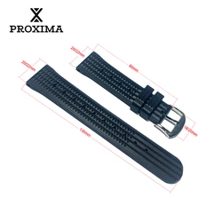 20MM/22MM Top Quality Men Rubber Watch band MM300 SBDX001/012/01 Soft Slicone Waffle Watchband Man Watches Strap Belt Accessory