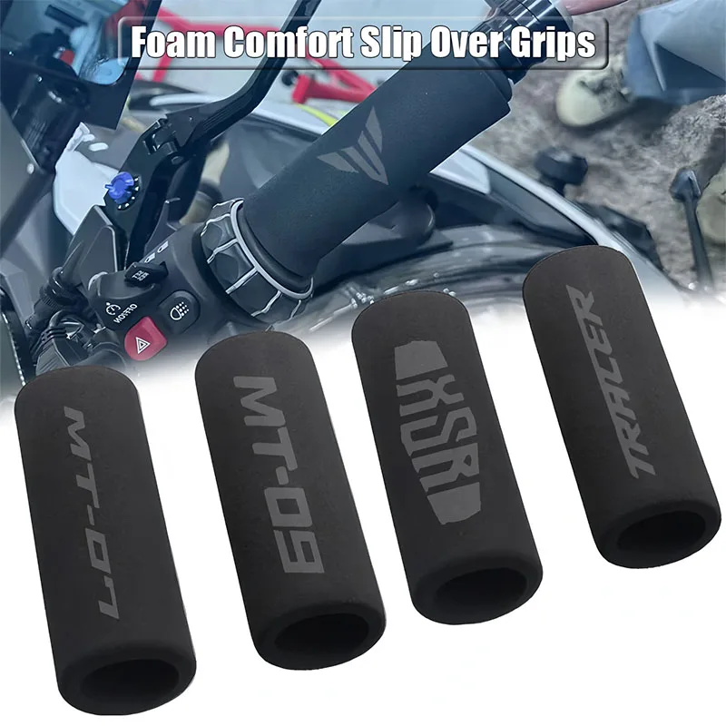 Handle Bar Grip For YAMAHA MT09 MT07 MT10 MT03 TRACER 900 700 XSR700 XSR900 Motorcycle Grips Sponge Handlebar Covers