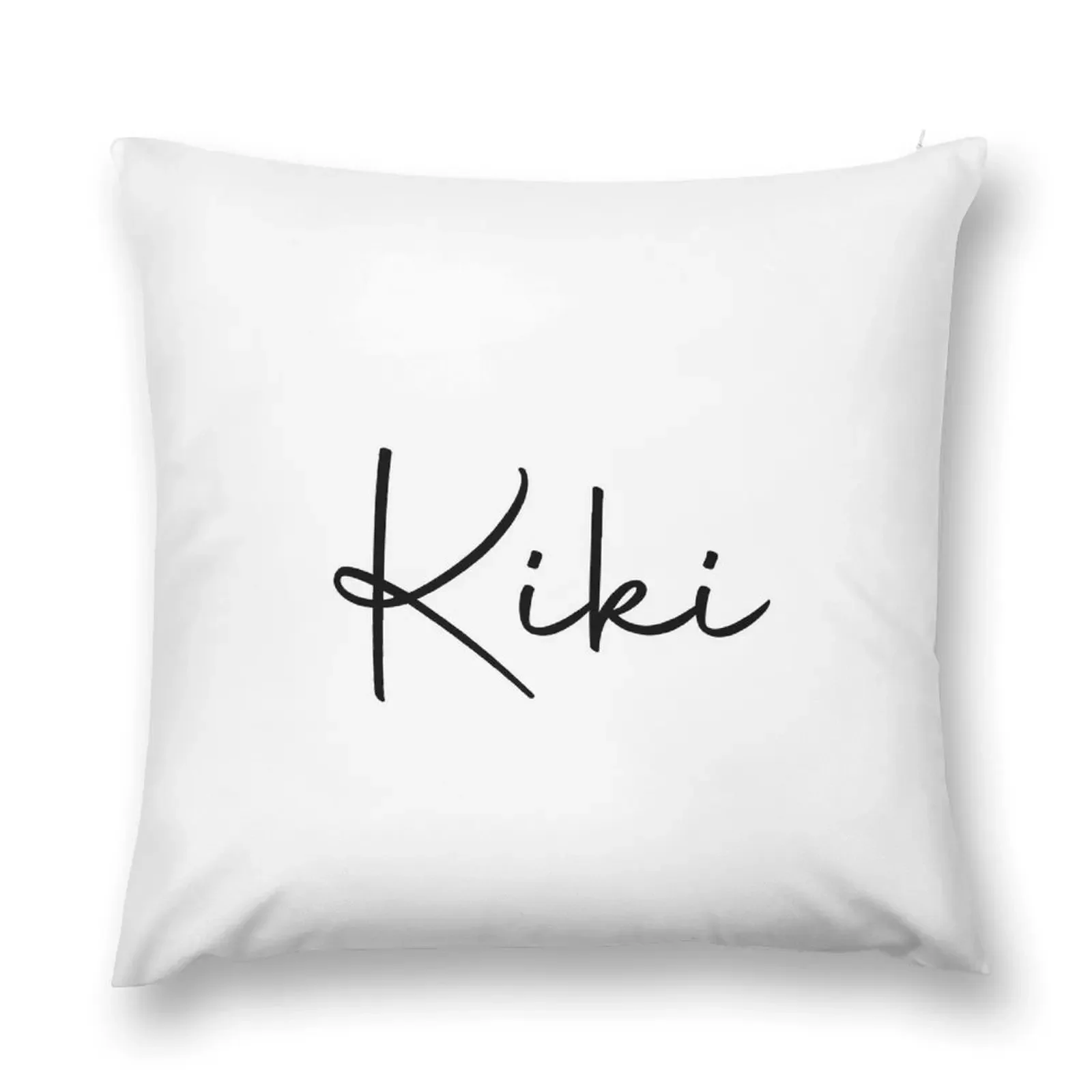 

Kiki Cursive Name Label Throw Pillow Rectangular Cushion Cover Cushion Cover Ornamental Pillow pillow